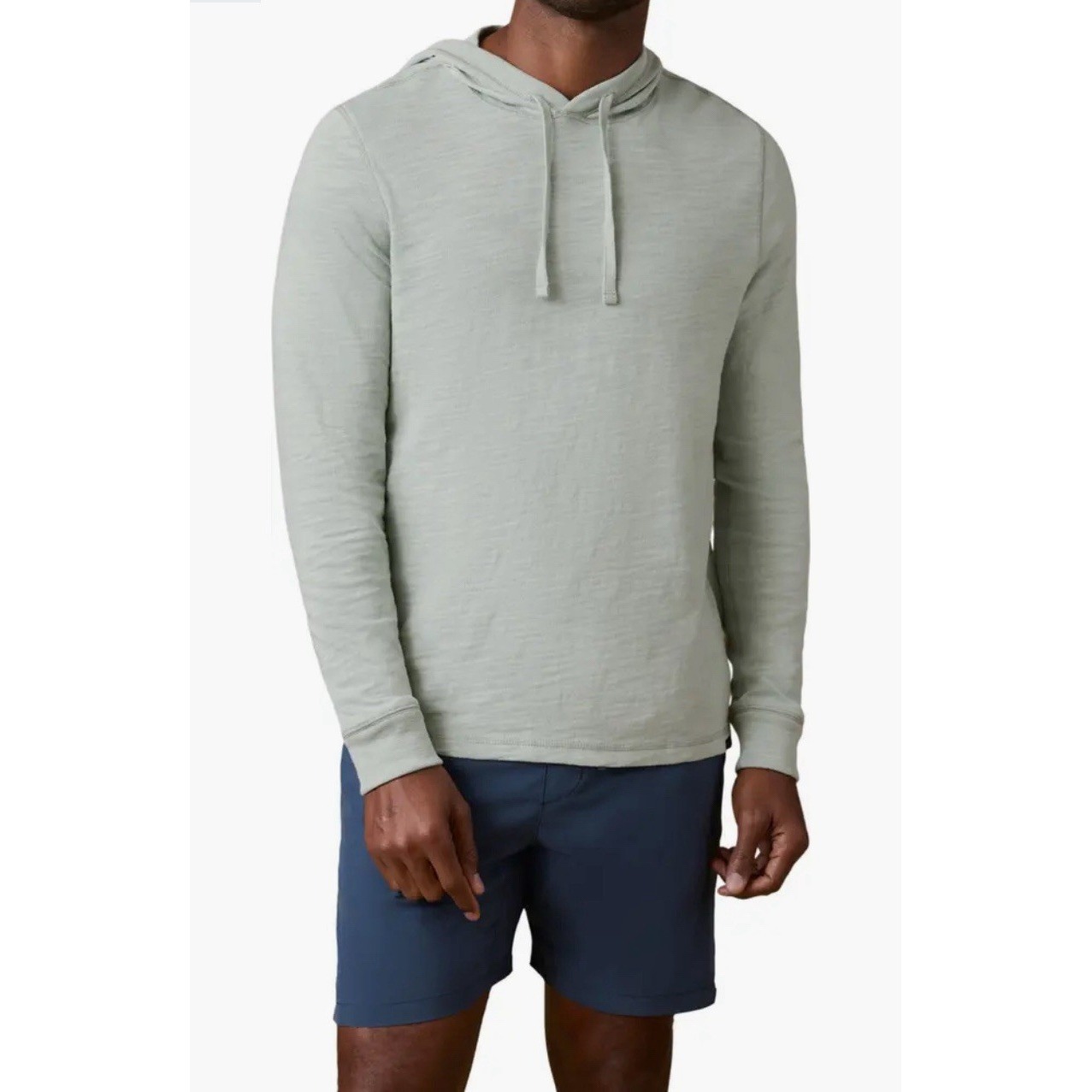 Faherty Women's Sunwashed Slub Hoodie In White Size M Nwt